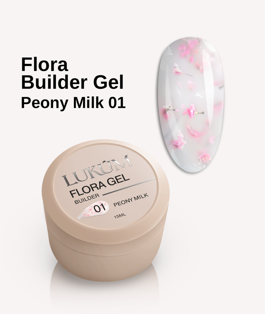 Flora Builder Gel, Peony Milk 01
